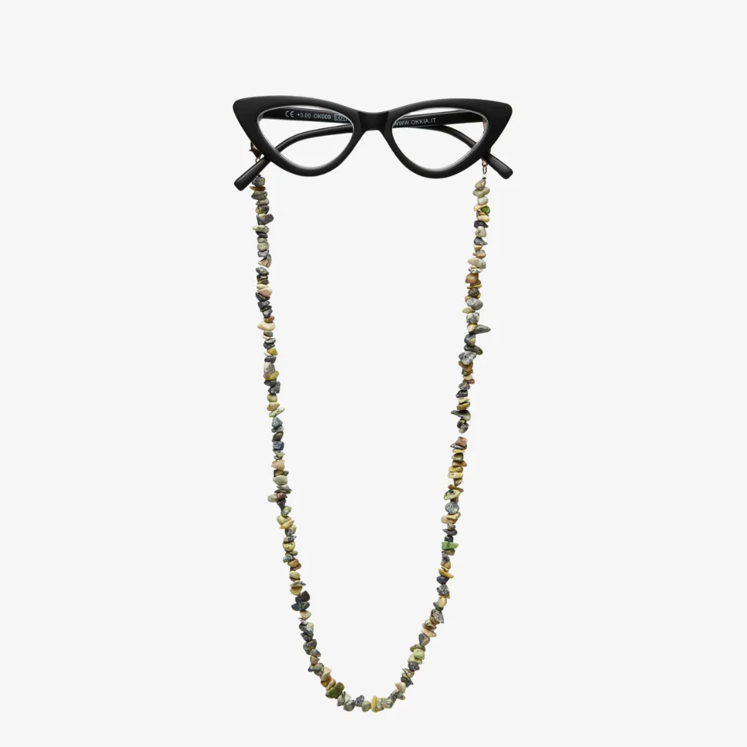 Okkia Glasses Chain Green