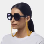Okkia Glasses Chain Yellow Beads - Image 2