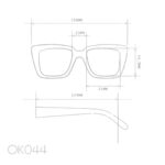 Okkia Sunglasses Elba Black Pink - Image 16