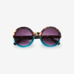 Okkia Sunglasses Monica Round Havana Blue - Image 9