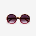 Okkia Sunglasses Monica Round Havana Pink - Image 5