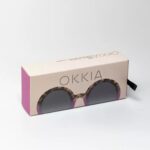 Okkia Sunglasses Monica Round Havana Pink - Image 9