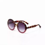 Okkia Sunglasses Monica Round Havana Pink - Image 7