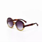 Okkia Sunglasses Monica Round Havana Yellow - Image 3