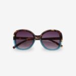 Okkia Sunglasses Anna Butterfly Havana Blue - Image 9