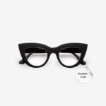 Okkia Reading Claudia Cat Eye Black 1.00