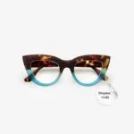 Okkia Reading Claudia CatEye HavanaBlue 1.00