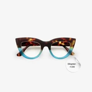 CLAUDIA CAT EYE Havana Blue 1.0 OK023 HB1.00