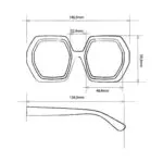 Okkia Sunglasses EMMA Pink Havana - Image 9