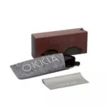 Okkia Sunglasses Lauro Round Havana Black 2 - Image 9