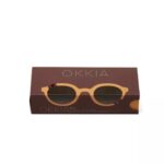 Okkia Sunglasses Lauro Round Havana Yellow - Image 9