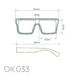 Okkia Sunglasses TOKYO Black (yellow lenses) - Image 2