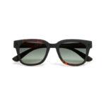 Okkia Sunglasses Giovanni Black Havana Green Lens