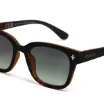 Okkia Sunglasses GIOVANNI Black Havana Green Lens - Image 4