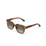 Okkia Sunglasses GIOVANNI Sahara Havana Green Lens - Image 3