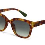 Okkia Sunglasses GIOVANNI Sahara Havana Green Lens - Image 4