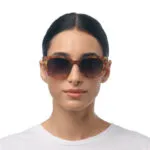 Okkia Sunglasses GIOVANNI Sahara Havana Green Lens - Image 8