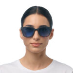 Okkia Sunglasses Giovanni Black Havana Blue Lens - Image 6