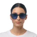 Okkia Sunglasses GIOVANNI Black Havana Blue Lens - Image 6