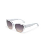 Okkia Sunglasses Silvia Clear (Black Lenses) - Image 4