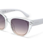 Okkia Sunglasses Silvia Clear (Black Lenses) - Image 3
