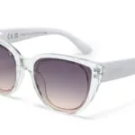 Okkia Sunglasses SILVIA Clear (Black Lenses) - Image 3