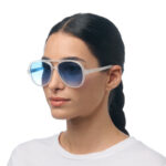 Okkia Sunglasses Alessio Aviator Clear - Image 9