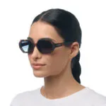 Okkia Sunglasses ANDREA Classic Havana (Green Lenses) - Image 5