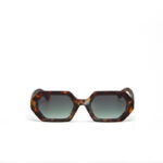 Okkia Sunglasses Andrea Classic Havana (Green Lenses) - Image 4