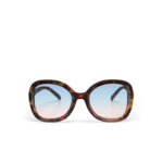 Okkia Sunglasses Anna Havana Blue/Pink Lens - Image 6