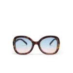 Okkia Sunglasses ANNA Havana Blue/Pink Lens - Image 6