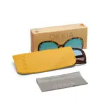 Okkia Sunglasses ANNA Havana Blue/Pink Lens - Image 3