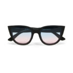 Okkia Sunglasses Silvia Black (Blue/Pink Lens)