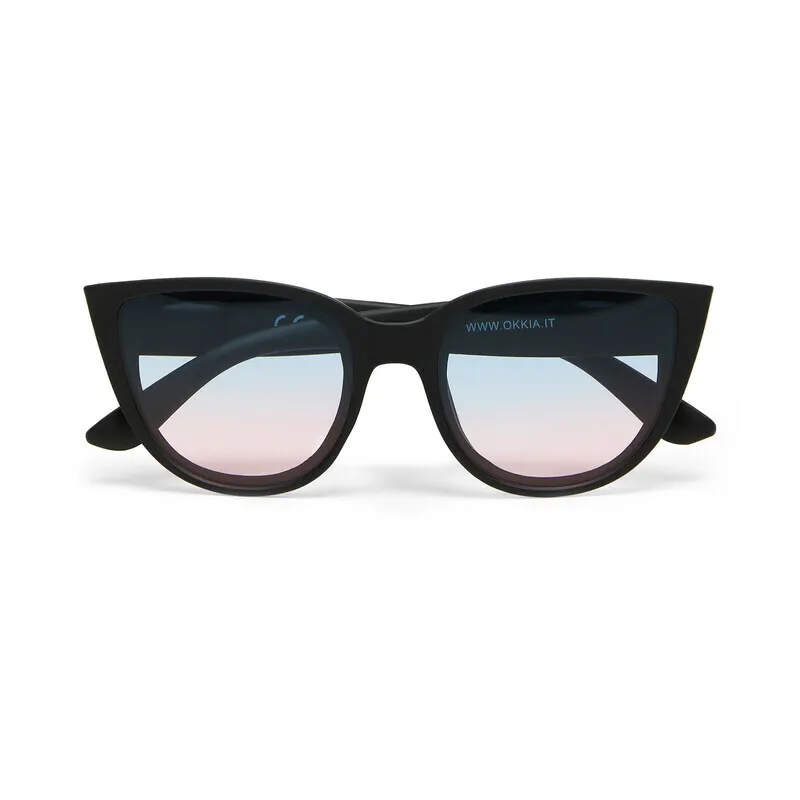 Okkia Sunglasses SILVIA Black (Blue/Pink Lens)