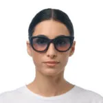 Okkia Sunglasses SILVIA Black (Blue/Pink Lens) - Image 8