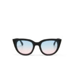 Okkia Sunglasses Silvia Black (Blue/Pink Lens) - Image 6