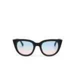 Okkia Sunglasses SILVIA Black (Blue/Pink Lens) - Image 6