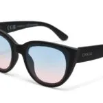 Okkia Sunglasses SILVIA Black (Blue/Pink Lens) - Image 4