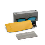 Okkia Sunglasses Silvia Black (Blue/Pink Lens) - Image 3