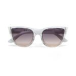 Okkia Sunglasses Silvia Clear (Black Lenses)