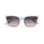 Okkia Sunglasses SILVIA Clear (Black Lenses)