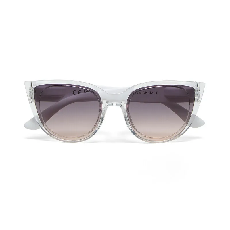 Okkia Sunglasses SILVIA Clear (Black Lenses)
