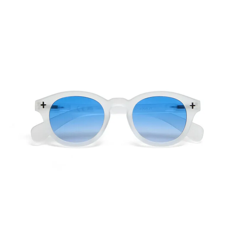 Okkia Sunglasses MILANO Clear (Dark Blue Lenses)