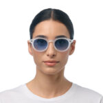 Okkia Sunglasses Milano Clear (Dark Blue Lenses) - Image 9