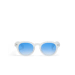 Okkia Sunglasses Milano Clear (Dark Blue Lenses) - Image 6
