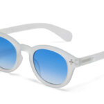Okkia Sunglasses Milano Clear (Dark Blue Lenses) - Image 5