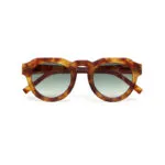 Okkia Sunglasses ZENO Sahara Havana (Green Lenses)