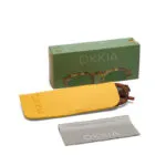 Okkia Sunglasses ZENO Sahara Havana (Green Lenses) - Image 5