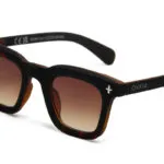 Okkia Sunglasses FIRENZE Havana Black (Brown Lenses) - Image 7