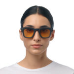 Okkia Sunglasses Florence Havana Black (yellow lenses) - Image 2